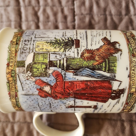 3 Vintage Collector  Mugs Christmas Cheer Dunoon Stoneware-1 Fine Bone-PM1 - Picture 3 of 10